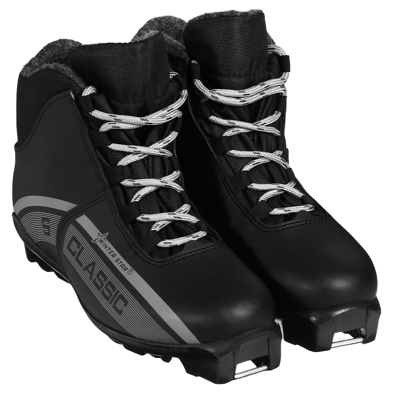 Ботинки лыжные Winter Star classic, SNS, цвет чёрный/серый