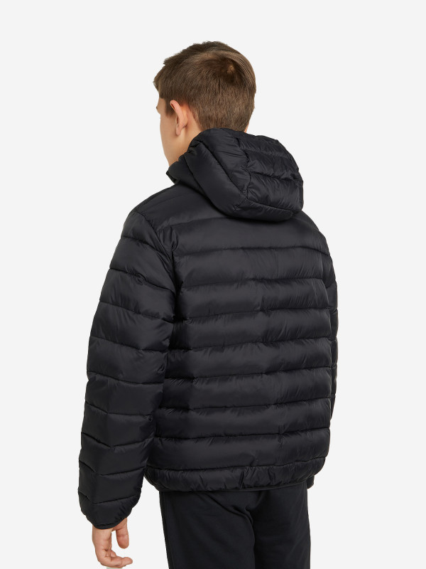 123112-99 Куртка утепленная на искусственном пуху для мальчиков, цв. черный