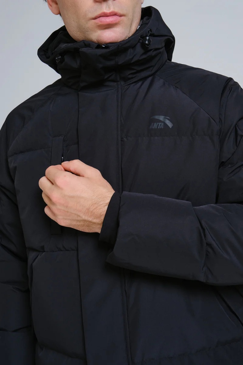 852338906-3 Куртка мужская удлиненная, цвет черный
