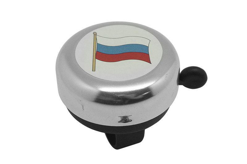 Звонок для велосипеда с флагом "Россия" 3293035-19