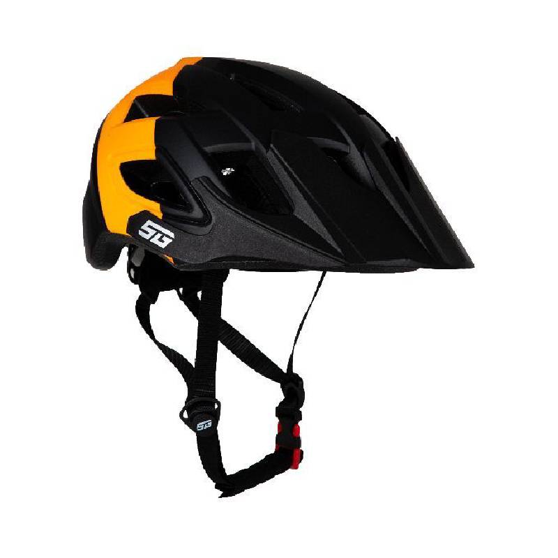 Шлем STG TS-39, черный с оранжевым