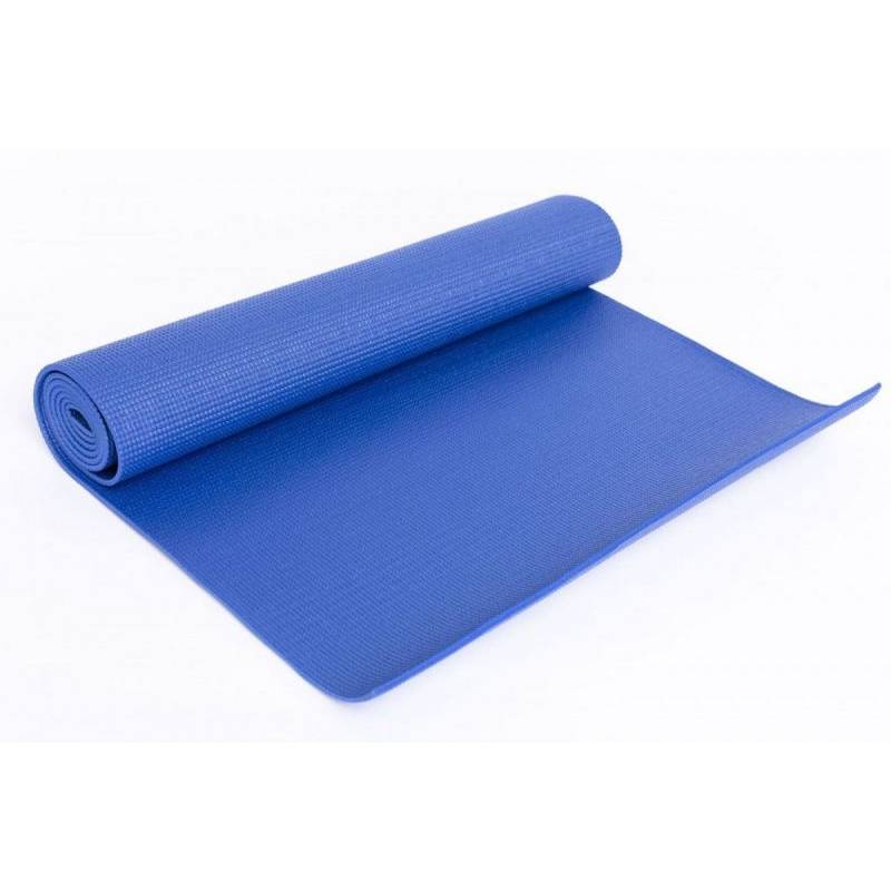 Коврик для йоги и фитнеса STARFIT FM-104, 183x61 см, синий