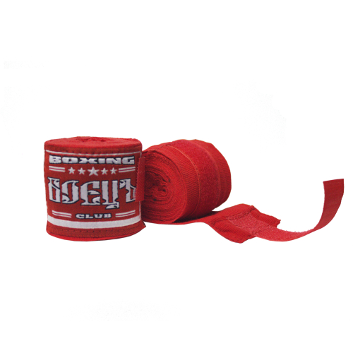 Бинт боксерский BME-42 3м (красный)