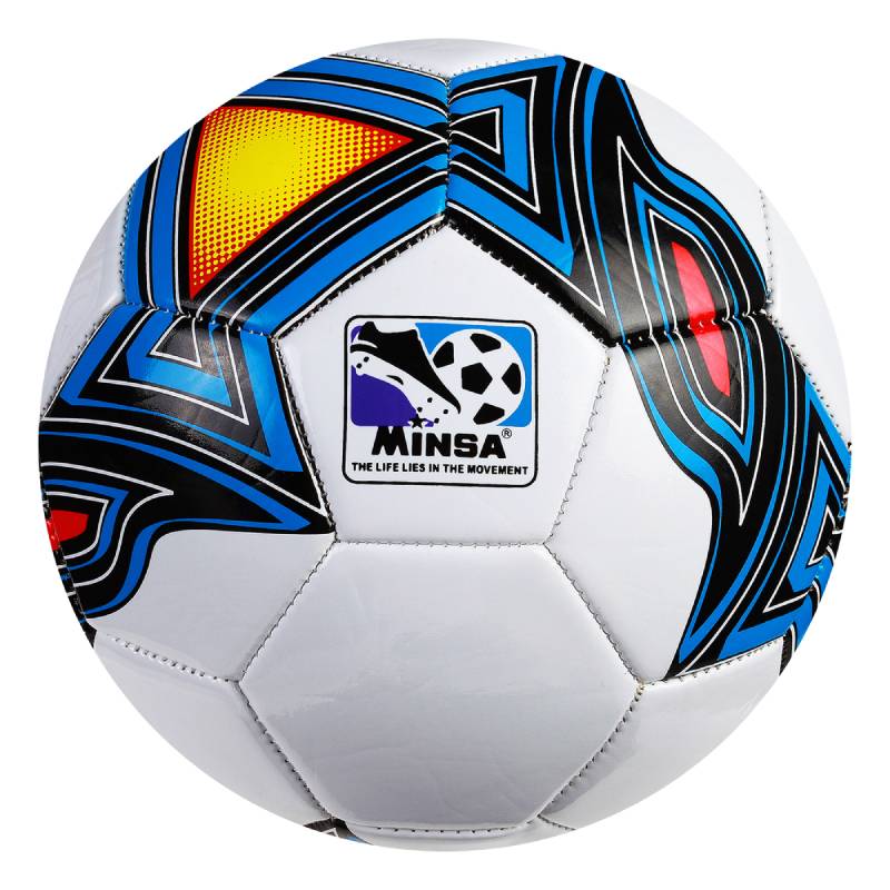 Мяч футбольный MINSA, размер 5, 3910788