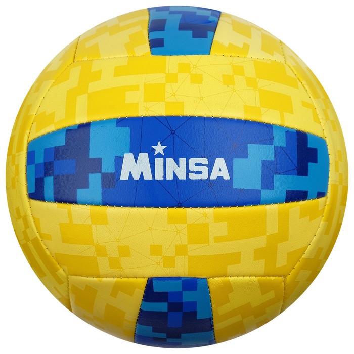 Мяч волейбольный MINSA, ПВХ, машинная сшивка, 18 панелей, размер 5 4166914