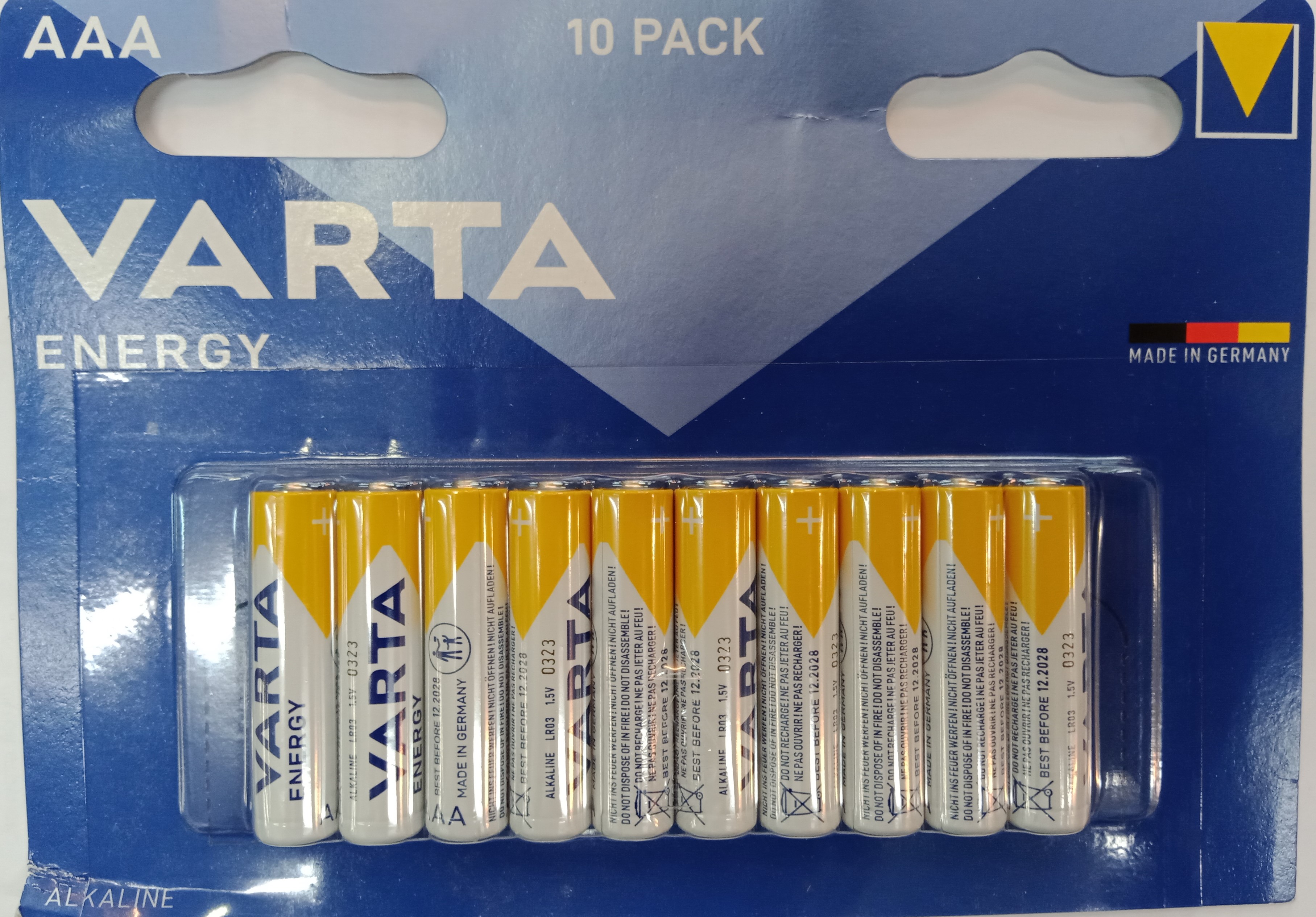 Эл. питания Varta 4103.229.491 Energy LR03/286