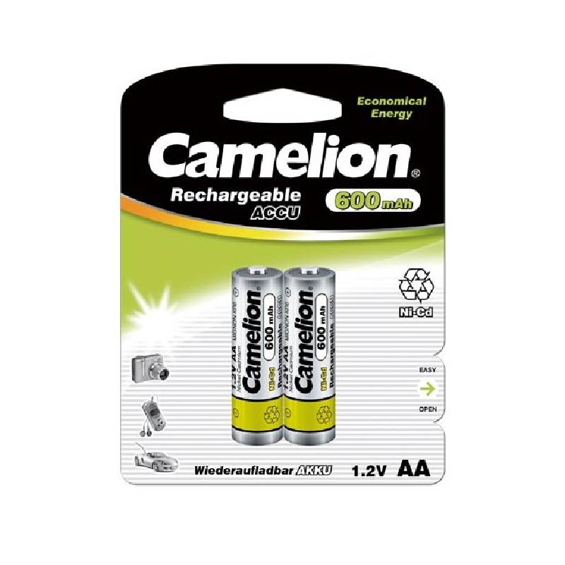 Аккумулятор camelion R6 600mAh Ni-Cd BL2 12303