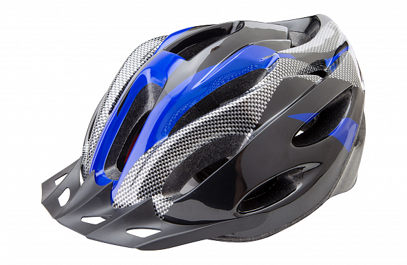 Шлем защитный FSD-HL021 (out-mold) чёрно-синий
