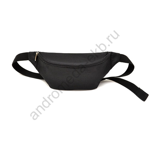Сумка поясная 464/2, цвет черный Сумка поясная 464/2, цвет черный