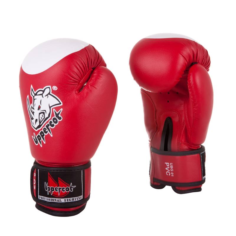 Перчатки боксерские UBG-01 PVC Red