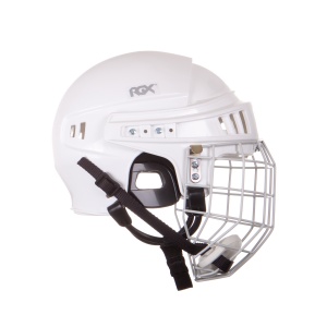 Шлем игрока хоккейный с маской RGX белый