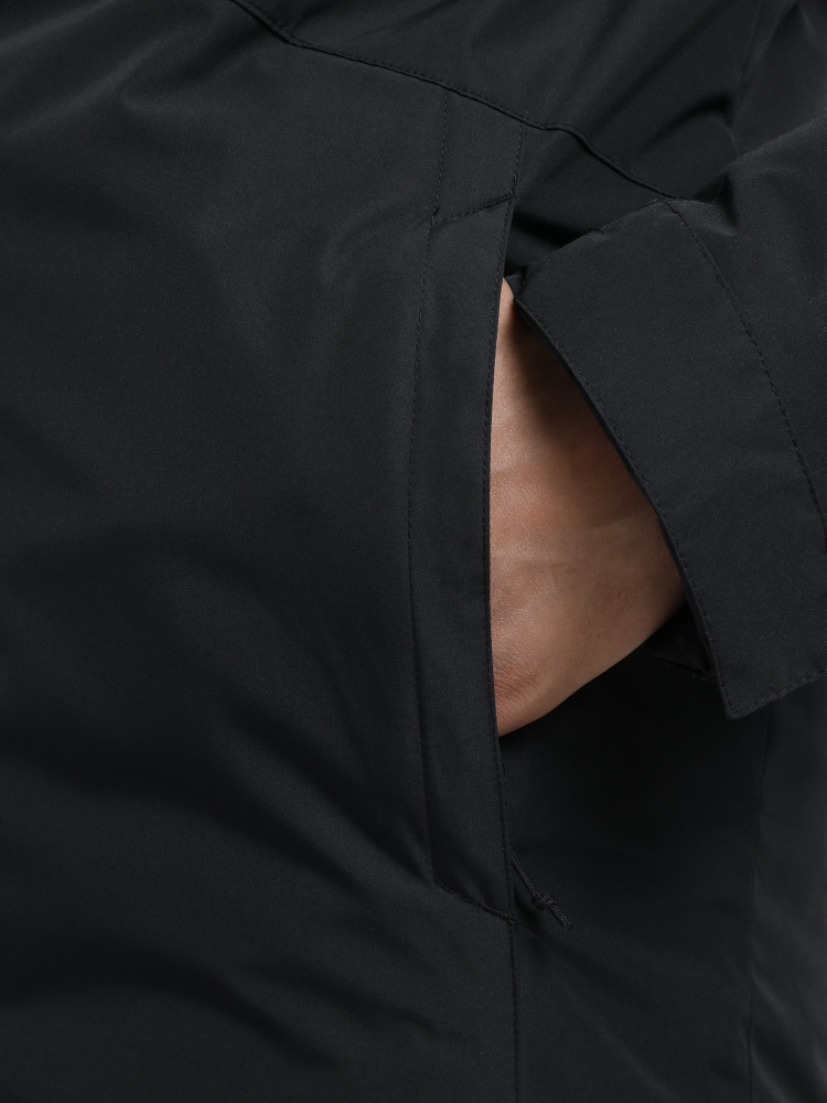 122890-99 Куртка на искусственном пуху мужская, цв. черный