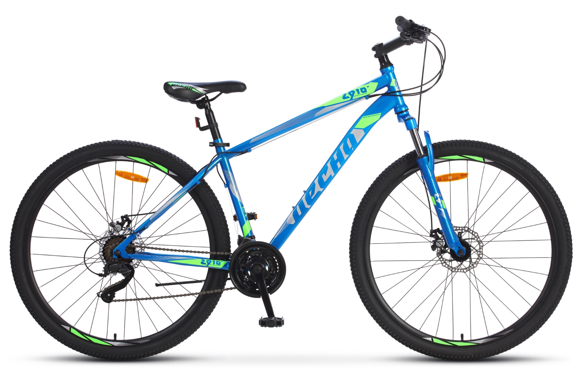 Велосипед 29" ДЕСНА-2910 V (21" Синий/зелёный) F010