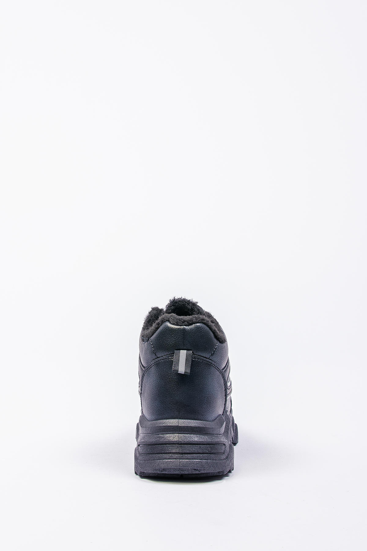 125151-2 Ботинки жен. цв. черный TORSION FIELD (иск.кожа, иск.мех)