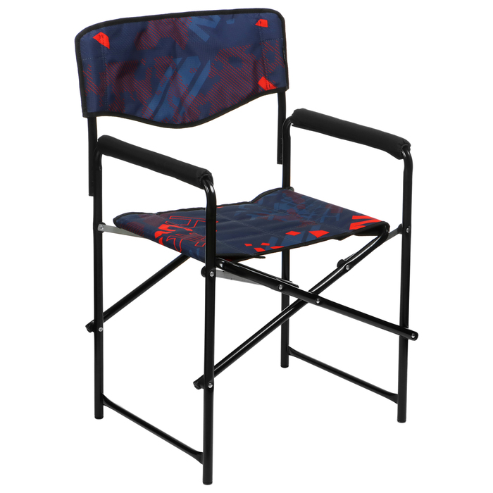 Кресло складное, 50 х 56 х 86 см, принт коллаж красный 10660973